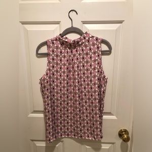 LOFT Size M viscose/rayon sleeveless shirt